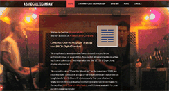 Desktop Screenshot of abandcalledcompany.net